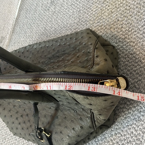 VBH Brera gray ostrich first edition 068/300 Handmade in Italy good condition - Picture 7 of 9